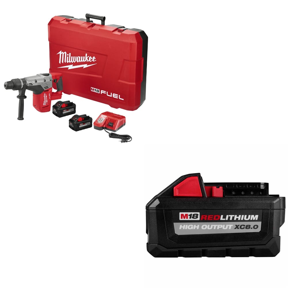 Milwaukee 2717-22HD M18 FUEL Rotary Hammer Kit  w/ FREE 48-11-1880 M18 Battery