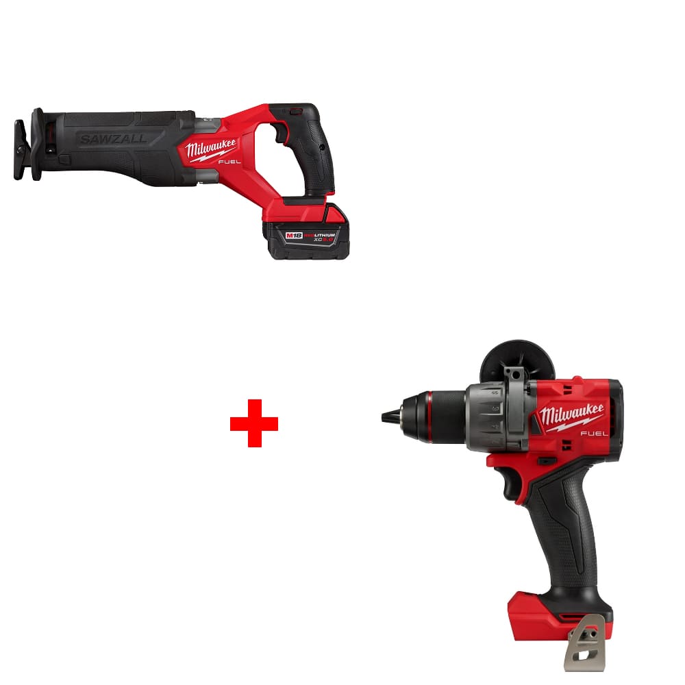 Milwaukee  2821-22 M18 Recip Saw Kit w/ FREE 2904-20 M18 Hammer Drill/Driver