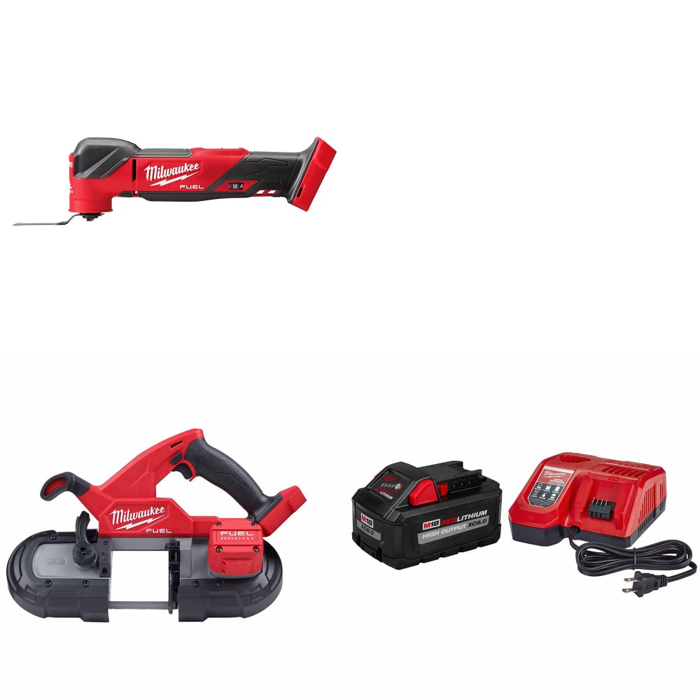 Milwaukee 2836-20 M18 FUEL Multi-Tool W/ 2829-20 Band Saw & FREE Starter Kit