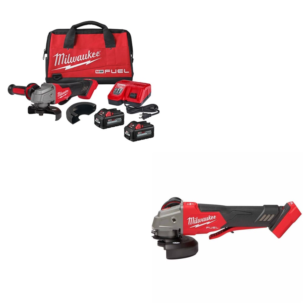 Milwaukee 2880-22 M18 FUEL Grinder Kit  W/ FREE 2888-20 M18 FUEL Braking Grinder