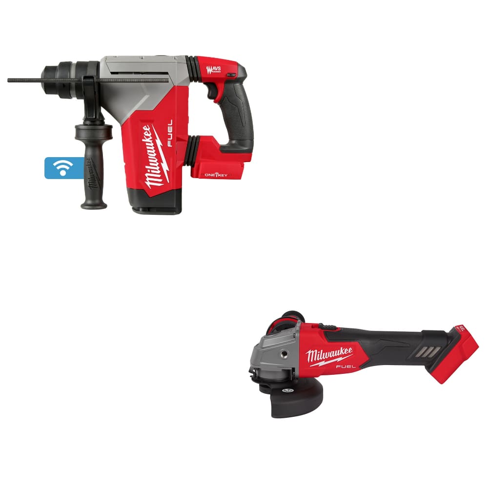 Milwaukee 2915-20 M18 FUEL Rotary Hammer, Bare w/ FREE 2881-20 M18 FUEL™ Grinder