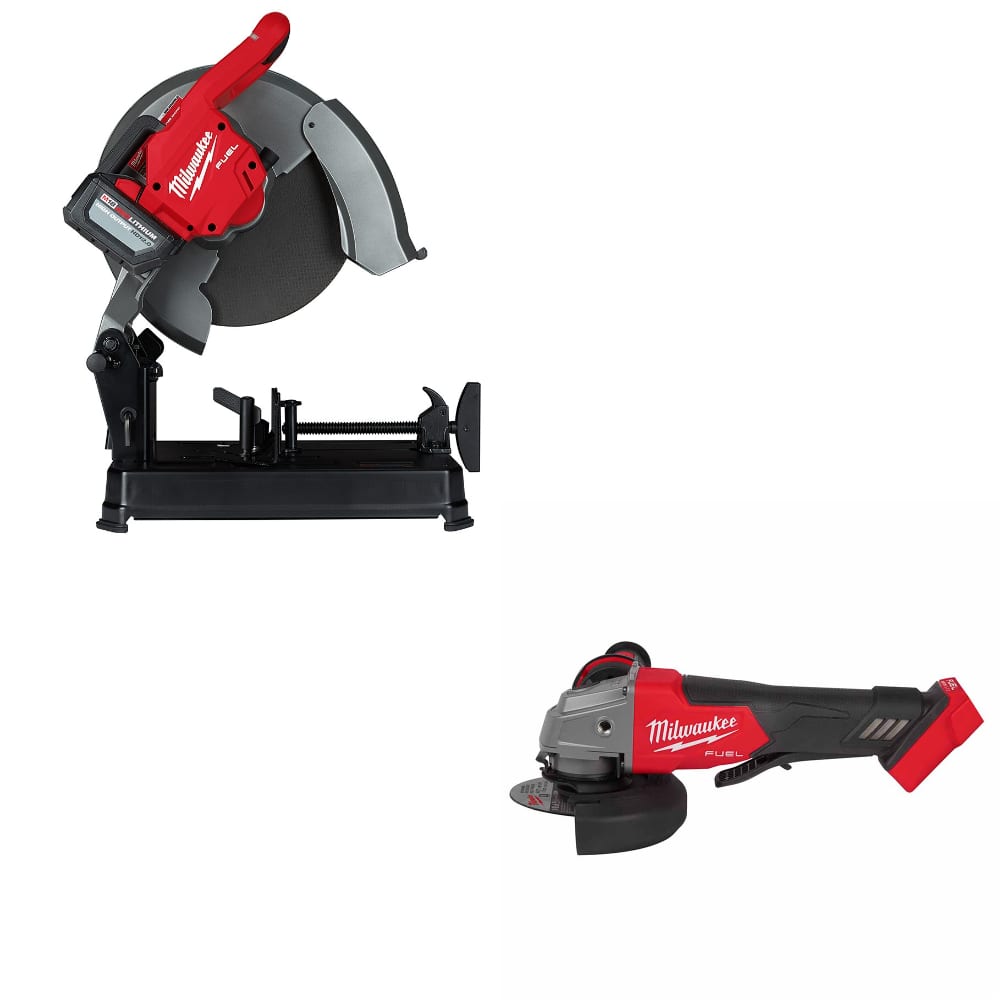 Milwaukee 2990-21HD M18 FUEL™ 14" Chop Saw Kit w/ FREE 2880-20 M18 FUEL Grinder