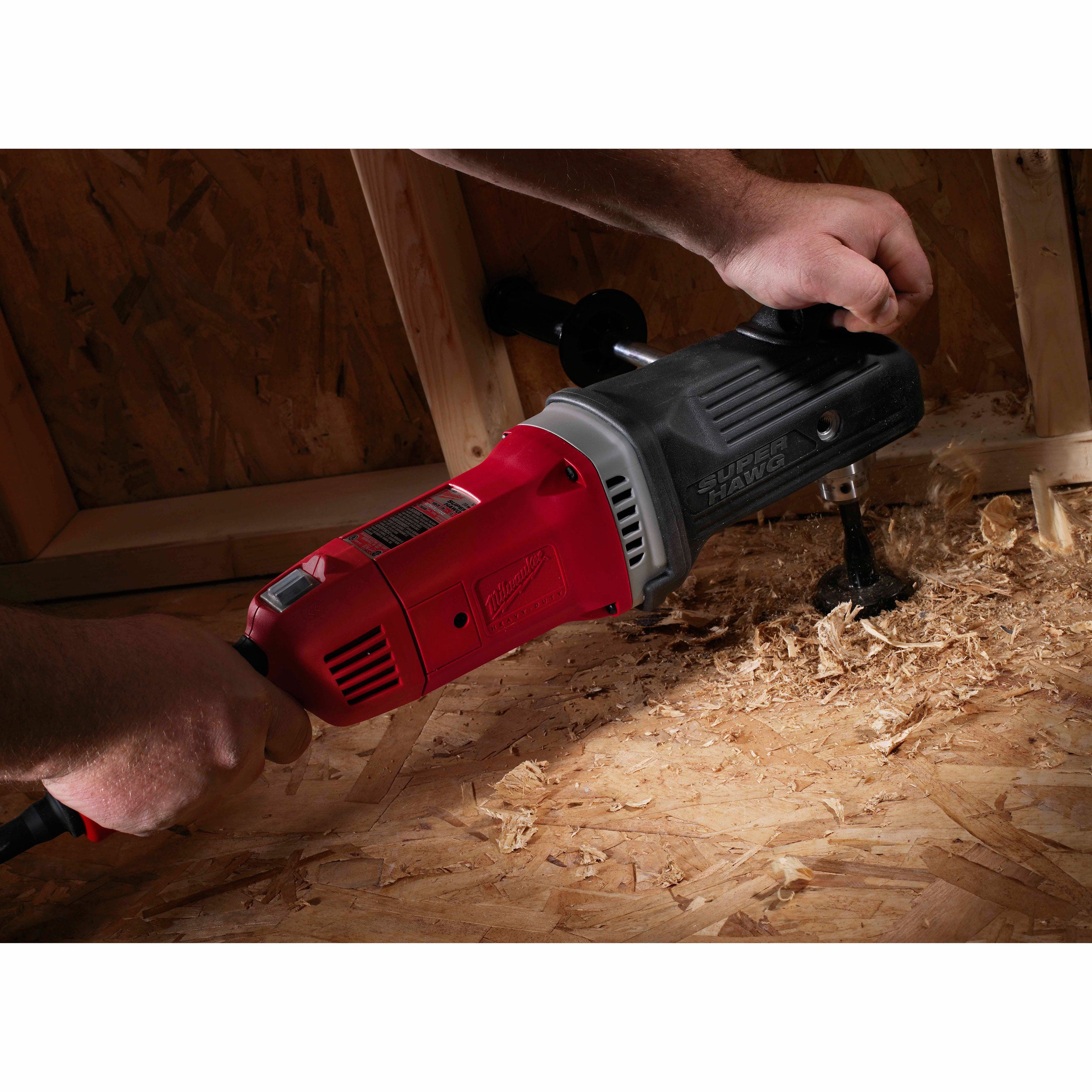 Milwaukee 1680-20 Super Hawg 13 Amp 1/2" Joist and Stud Drill - 6