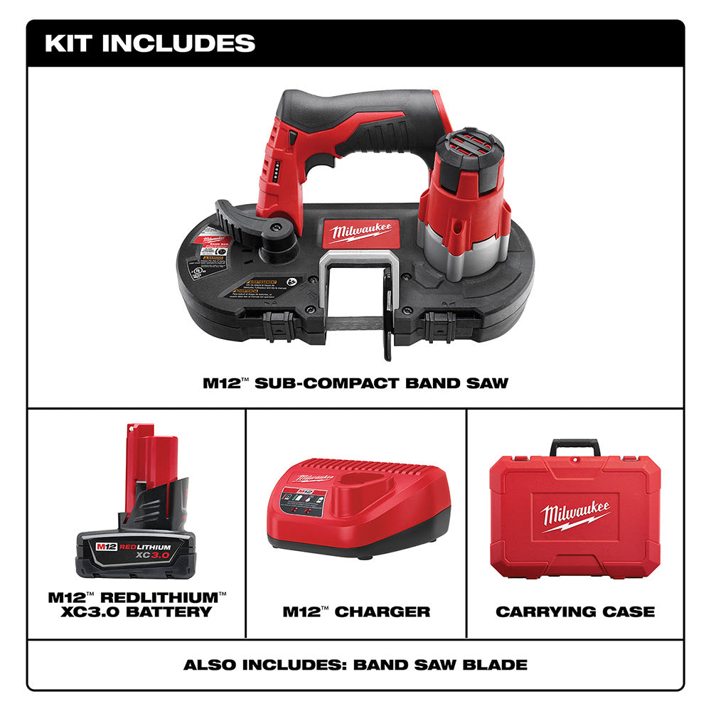 Milwaukee 2429-21XC M12™ Sub-Compact Band Saw Kit - 5