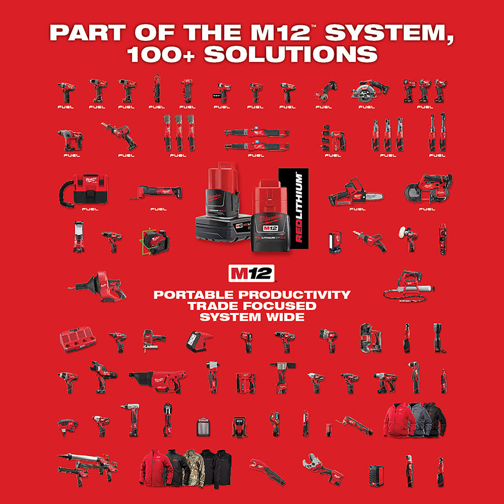 Milwaukee 2540-21 M12™ 23 Gauge Pin Nailer Kit - 13