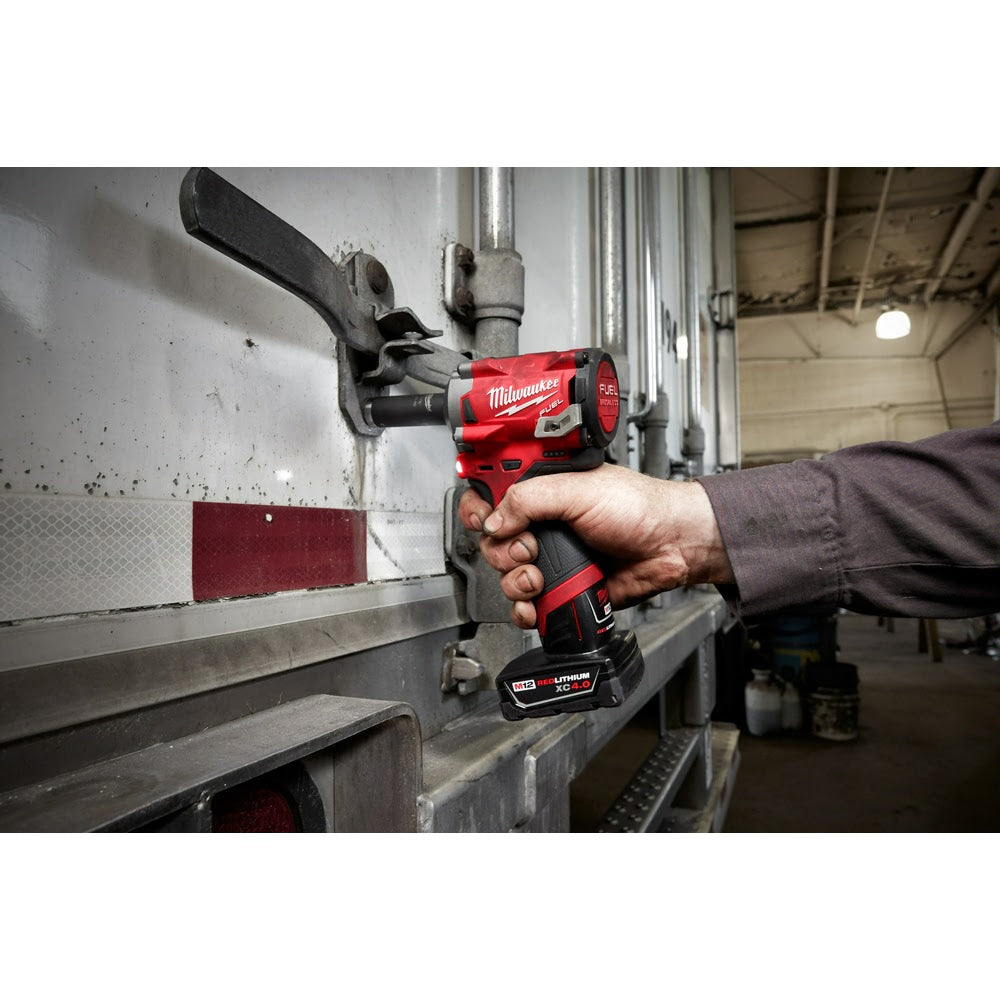 Milwaukee 2555-20 M12 FUEL Stubby 1/2" Impact Wrench - 11