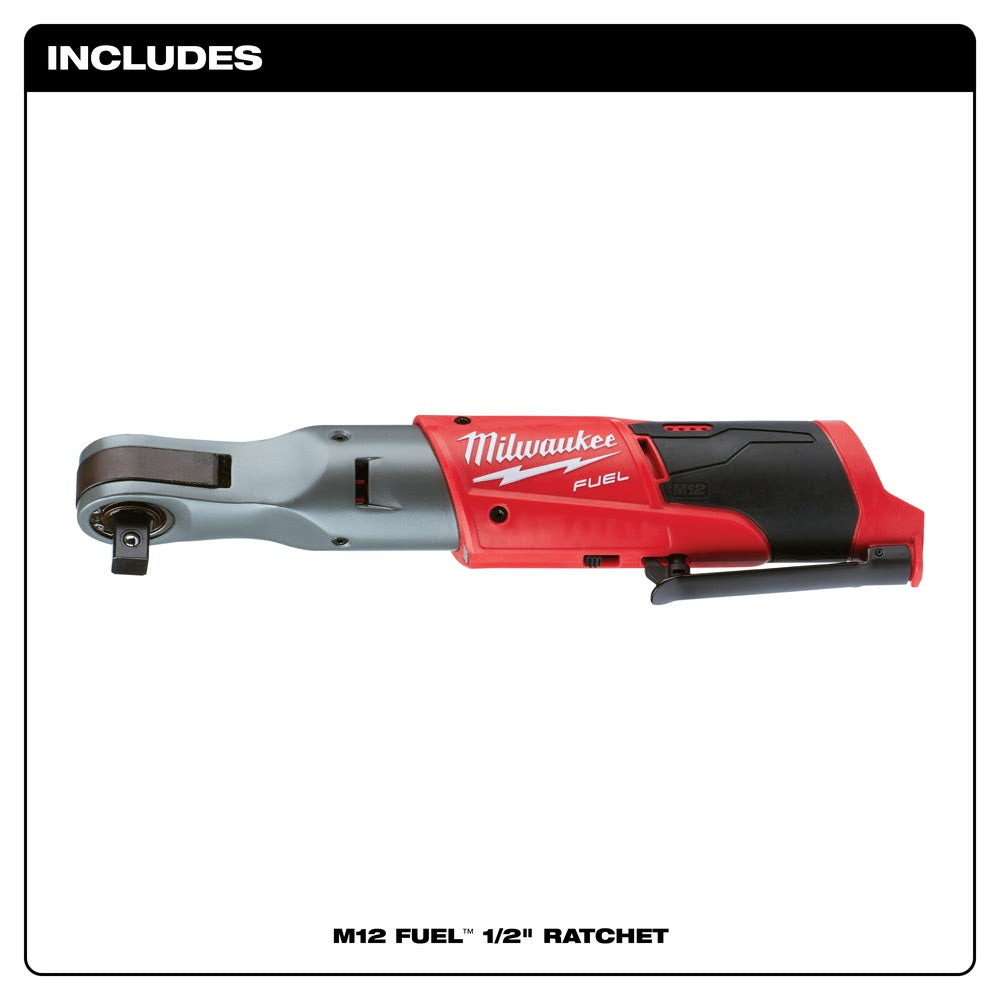 Milwaukee 2558-20 M12 FUEL 1/2" Ratchet Bare Tool - 2