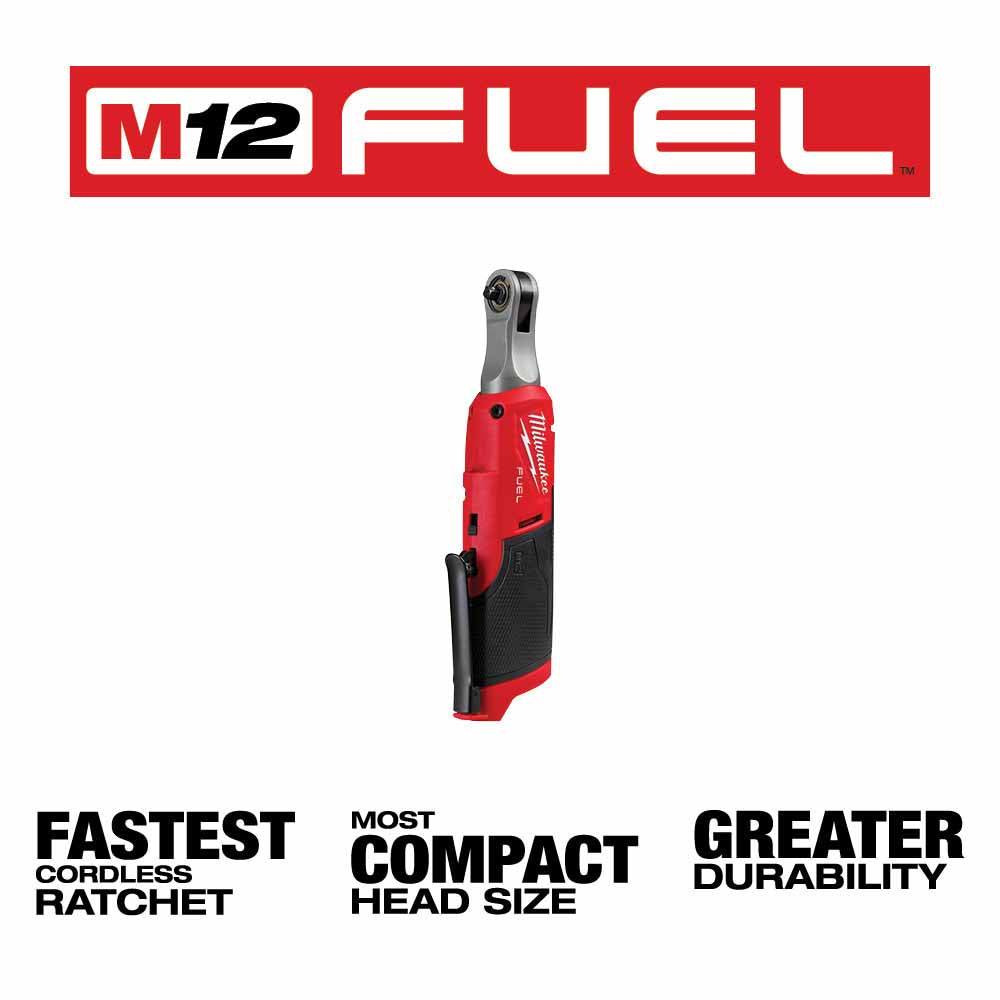 Milwaukee 2566-20 M12 FUEL™ 1/4" High Speed Ratchet - 2