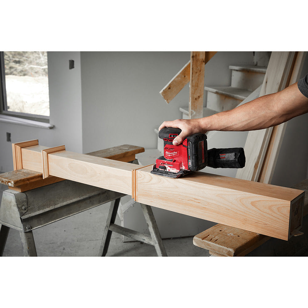 Milwaukee 2649-20 M18 Orbital 1/4 Sheet Sander - 12