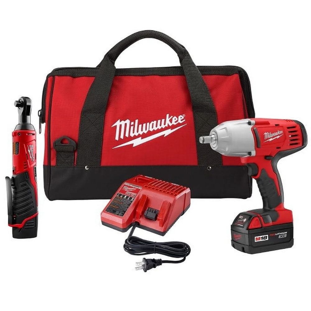 Milwaukee 2663-22RH M18 High Torque Impact Wrench Special Execution Kit