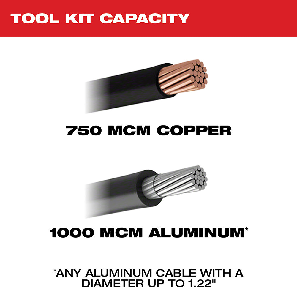 Milwaukee 2672-21 M18 Force Logic Cable Cutter With 750 MCM Cu Jaws - 4