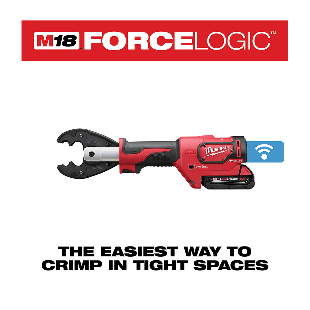 Milwaukee 2678-22BG M18 Force Logic 6T Utility Crimping Kit With D3 Grooves And Fixed Bg Die - 3