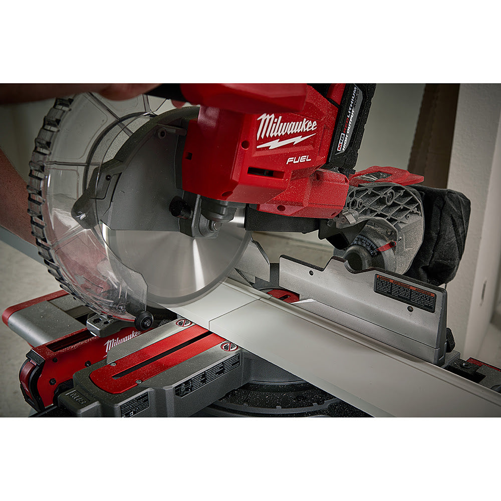 Milwaukee 2734-20 M18 FUEL Dual Bevel Sliding Compound Miter Saw Bare Tool - 11