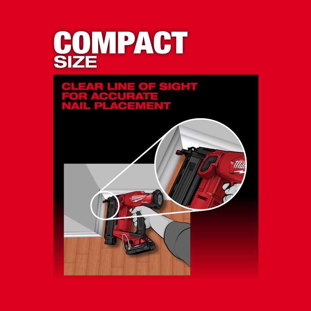 Milwaukee 2746-20 M18 FUEL 18 GAUGE BRAD NAILER - 9