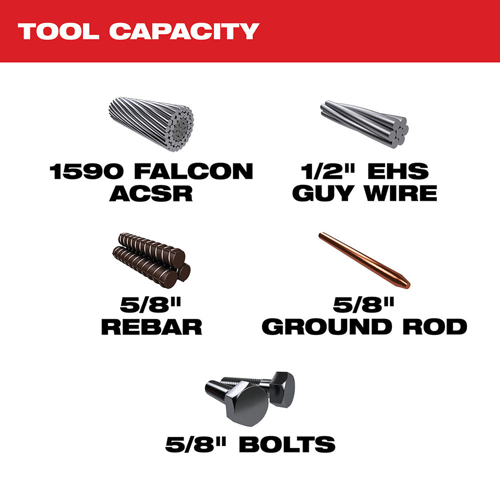 Milwaukee 2777-21 M18 FORCE LOGIC 1590 ACSR Cable Cutter - 6