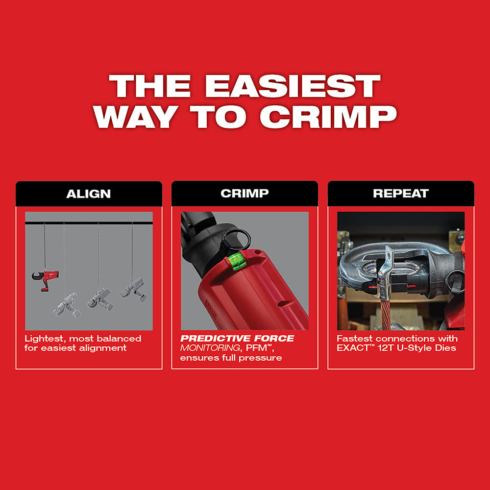 Milwaukee 2779-22 M18™ FORCELOGIC™ 750 MCM Crimper - 7