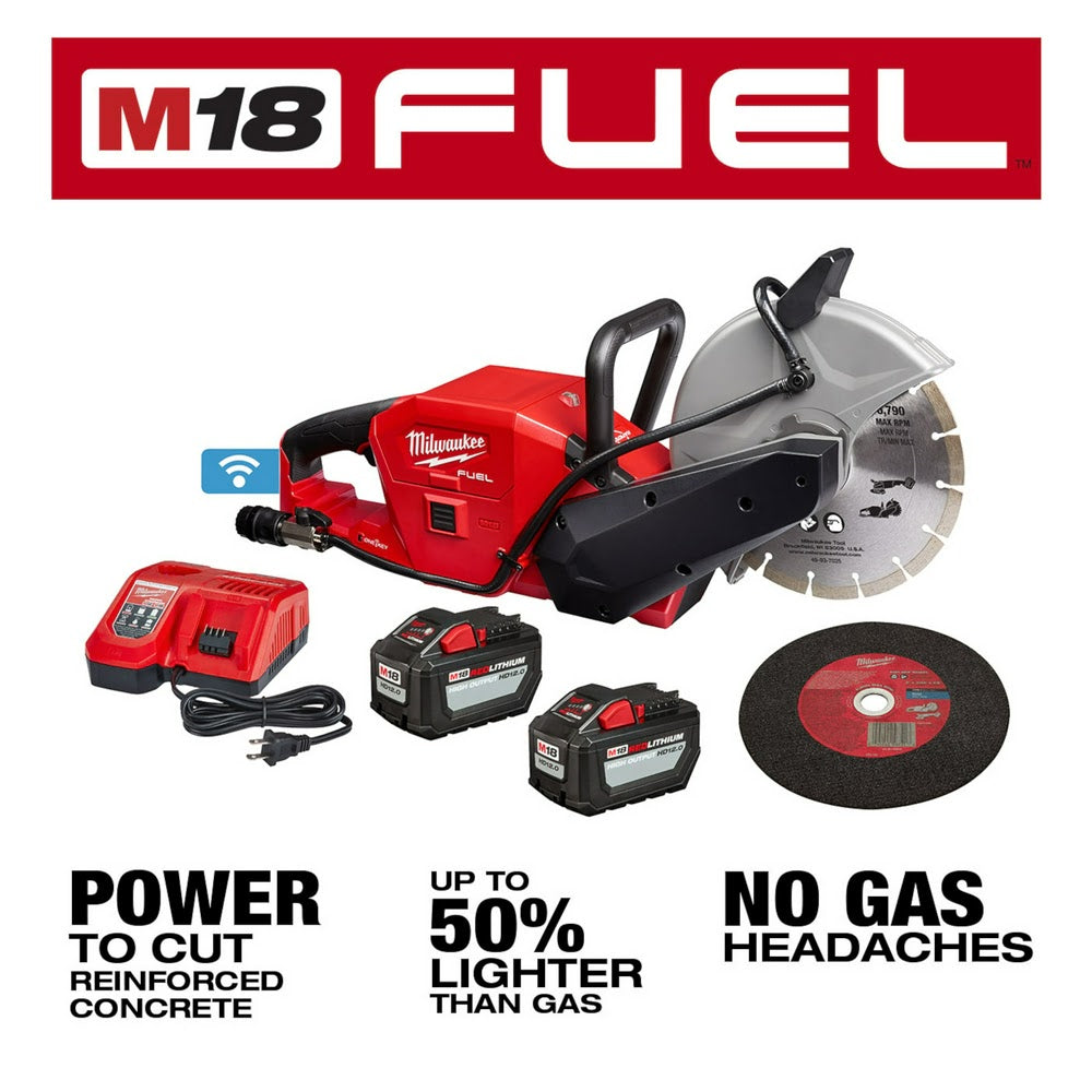 Milwaukee 2786-22HD M18 FUEL 9" Cut-Off Saw w/ ONE-KEY - 5