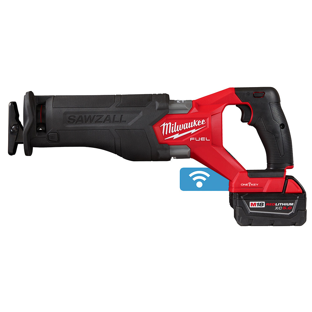 Milwaukee  2822-22 M18 FUEL™ SAWZALL® Recip Saw W/ One-Key™- 2 battery XC5.0 Kit - 3