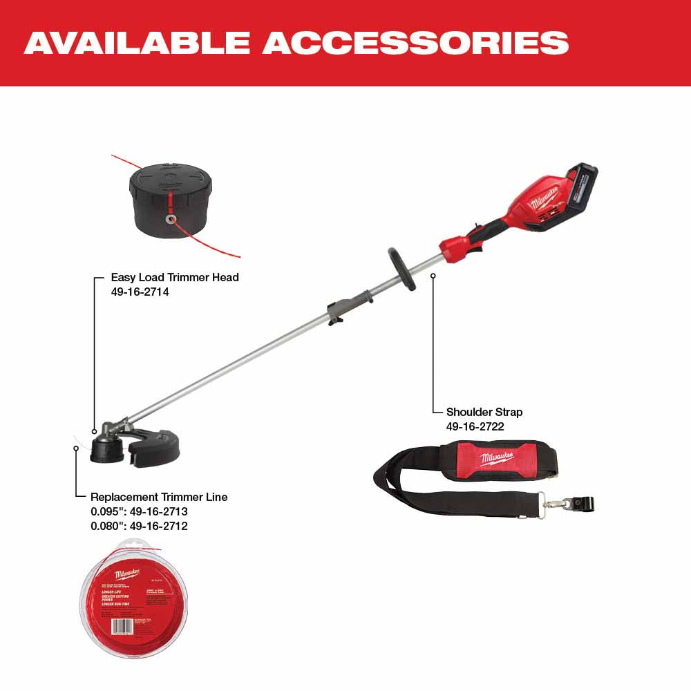 Milwaukee 2825-20ST M18 FUEL String Trimmer w/ QUIK-LOK (Tool-Only) - 3