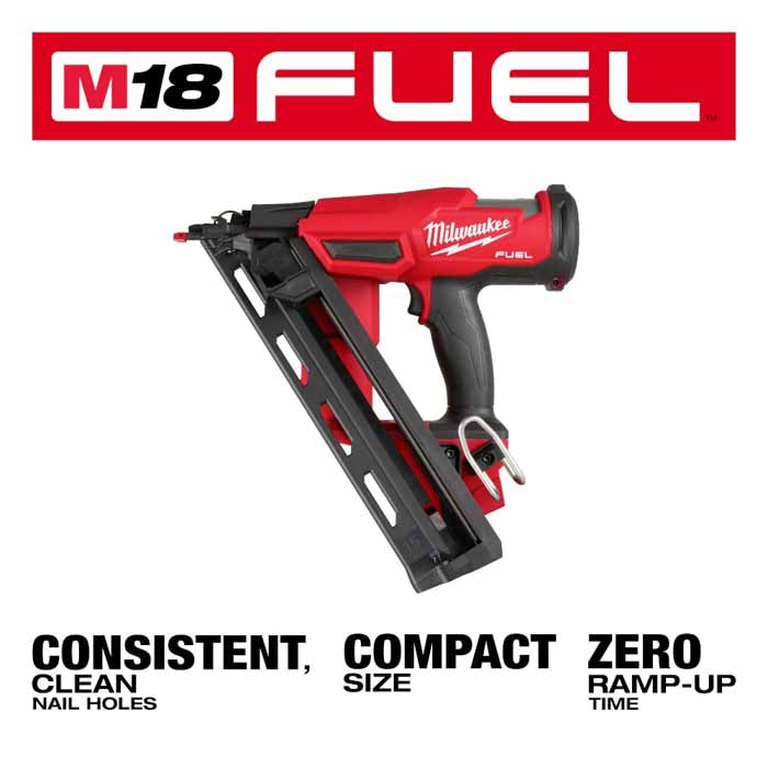 Milwaukee 2839-21CT M18 FUEL™ 15 Gauge Finish Nailer Kit - 3