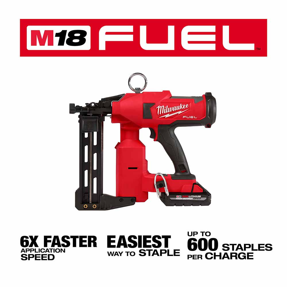 Milwaukee 2843-22 M18 Fuel Utility Fencing Stapler Kit - 4