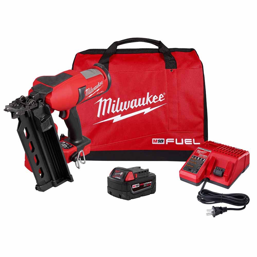 Milwaukee 2844-21 M18 FUEL Duplex Nailer Kit - 15