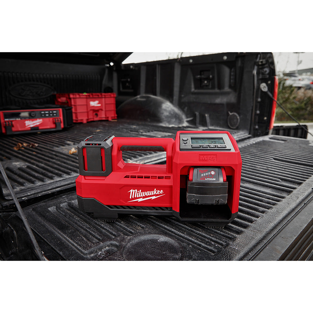 Milwaukee 2848-20 M18 Compact Tire Inflator, Tool Only - 11