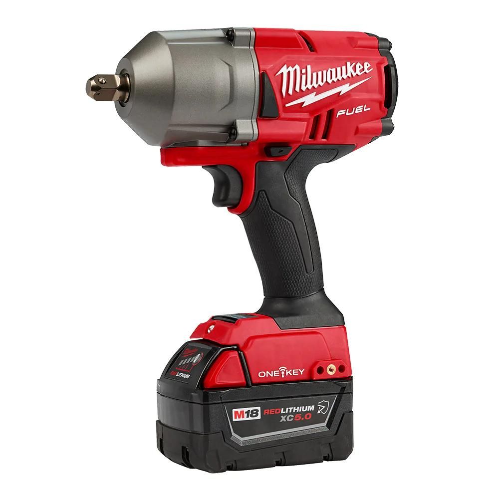 Milwaukee 2862-22R M18 FUEL  w/ ONE-KEY High Torque Impact Wrench 1/2" Pin Detent Kit - 3