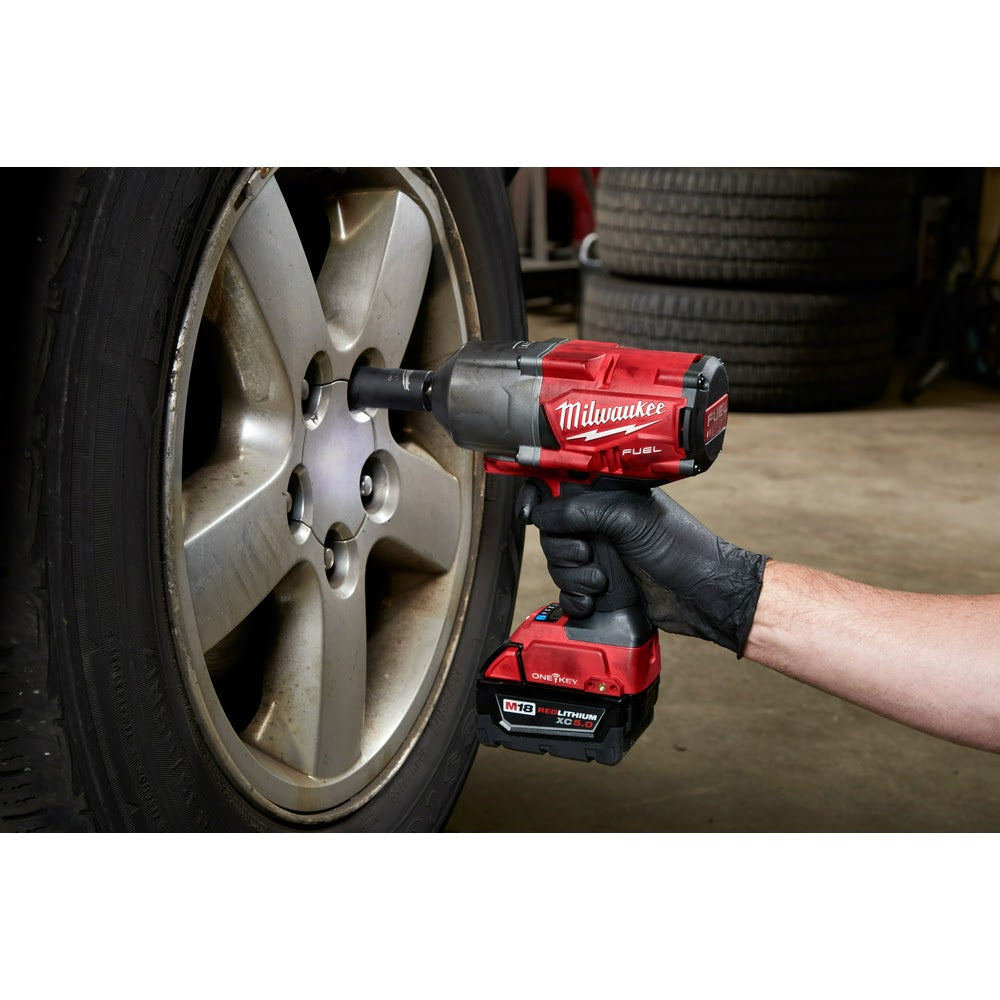 Milwaukee 2863-20 M18 FUEL ONE-KEY High Torque Impact Wrench 1/2" Friction Ring Bare - 10