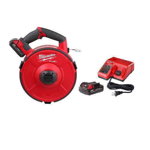 Milwaukee 2873A-22 M18 FUEL Angler 120' Steel Pulling Fish Tape Kit