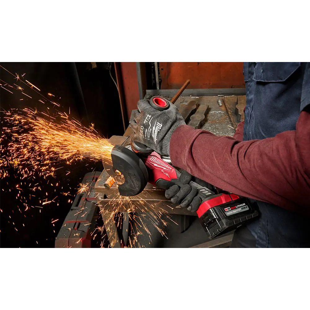 Milwaukee 2880-21F M18 FUEL 4-1/2" / 5" Grinder Paddle Switch, No-Lock + Forge Kit - 9