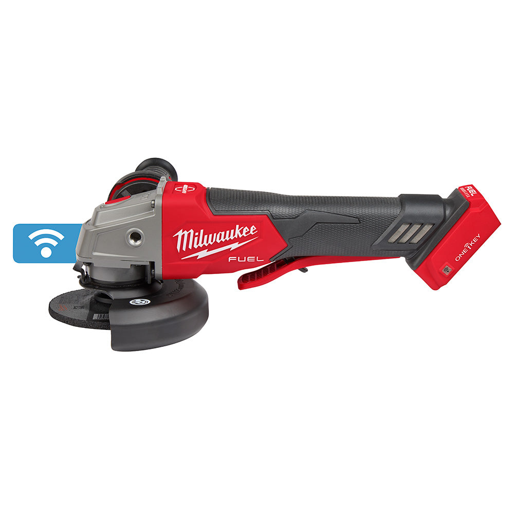 Milwaukee 2882-20 M18 FUEL™ 4-1/2" / 5" Braking Grinder w/ ONE-KEY™  Paddle Switch, No-Lock - 11