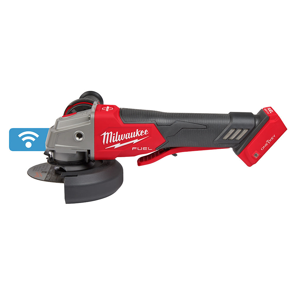 Milwaukee 2882-20 M18 FUEL™ 4-1/2" / 5" Braking Grinder w/ ONE-KEY™  Paddle Switch, No-Lock - 15