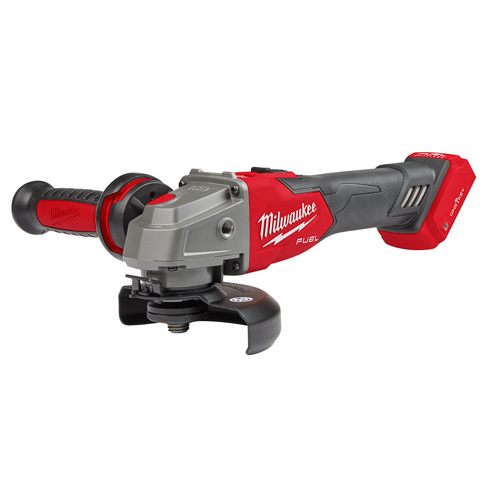 Milwaukee 2883-20 M18 FUEL™ 4-1/2" / 5" Braking Grinder w/ ONE-KEY™  Slide Switch, Lock-On - 2