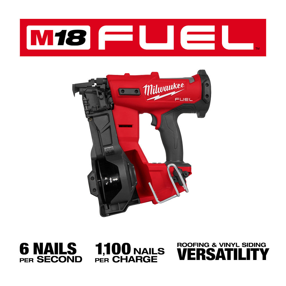 Milwaukee 2909-20 M18 FUEL Coil Roofing Nailer - 4