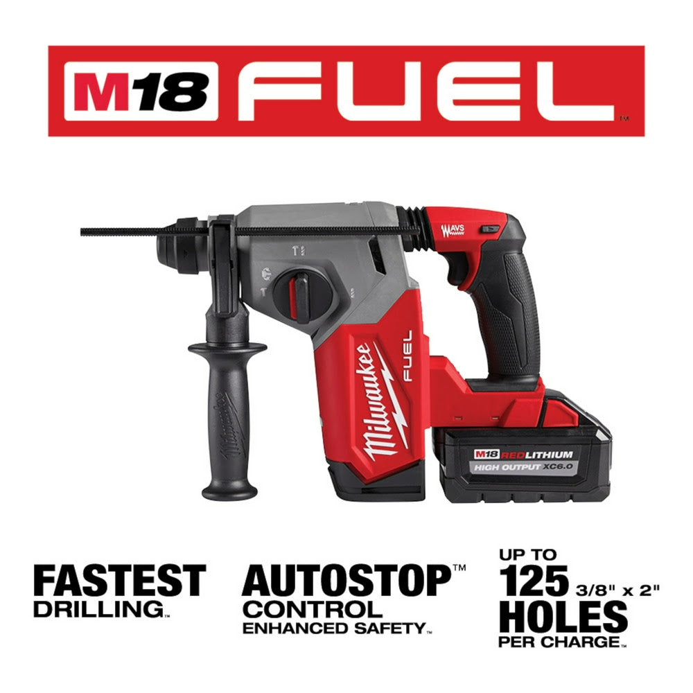 Milwaukee 2912-22 M18 FUEL™ 1" SDS Plus Rotary Hammer Kit - 3