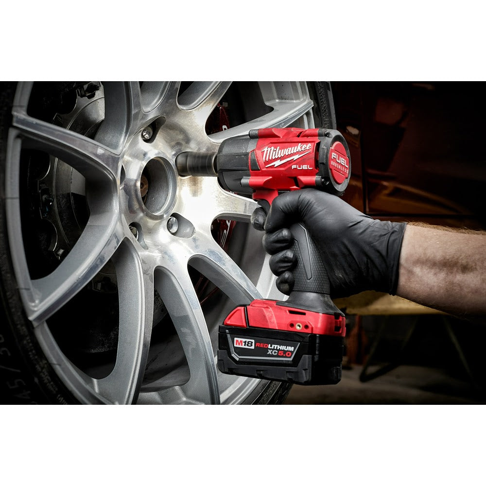 Milwaukee 2962P-20 M18 FUEL™ 1/2" Mid-Torque Impact Wrench w/ Pin Detent Bare Tool - 10