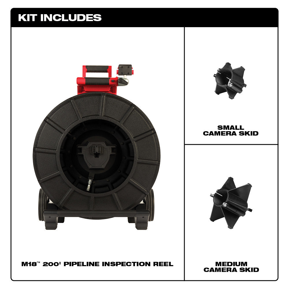 Milwaukee 2974-20 Milwaukee® 200’ Pipeline Inspection Reel - 3