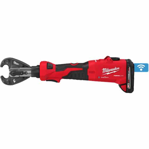 Milwaukee 2978-22 M18™ FORCE LOGIC™ 6T Linear Utility Crimper Kit w/ Snub Nose Jaw - 3