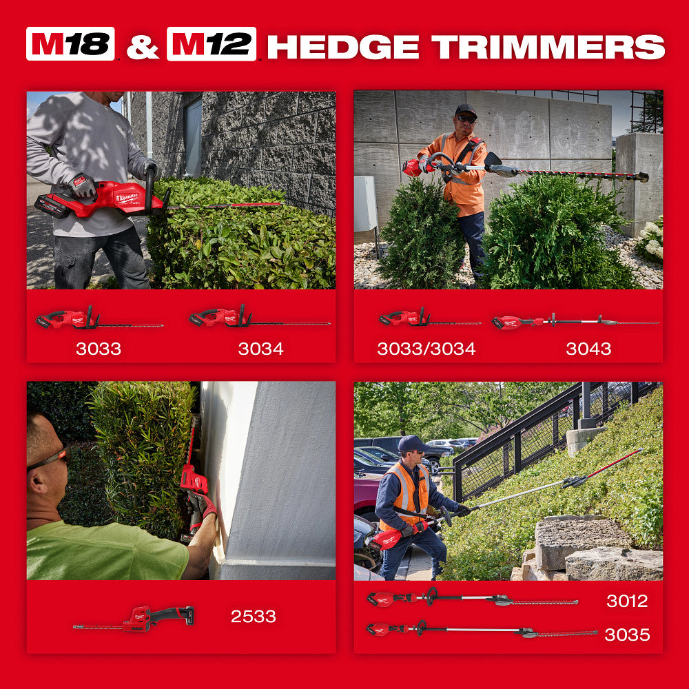 Milwaukee 3033-20 M18 FUEL 24" Hedge Trimmer - 9