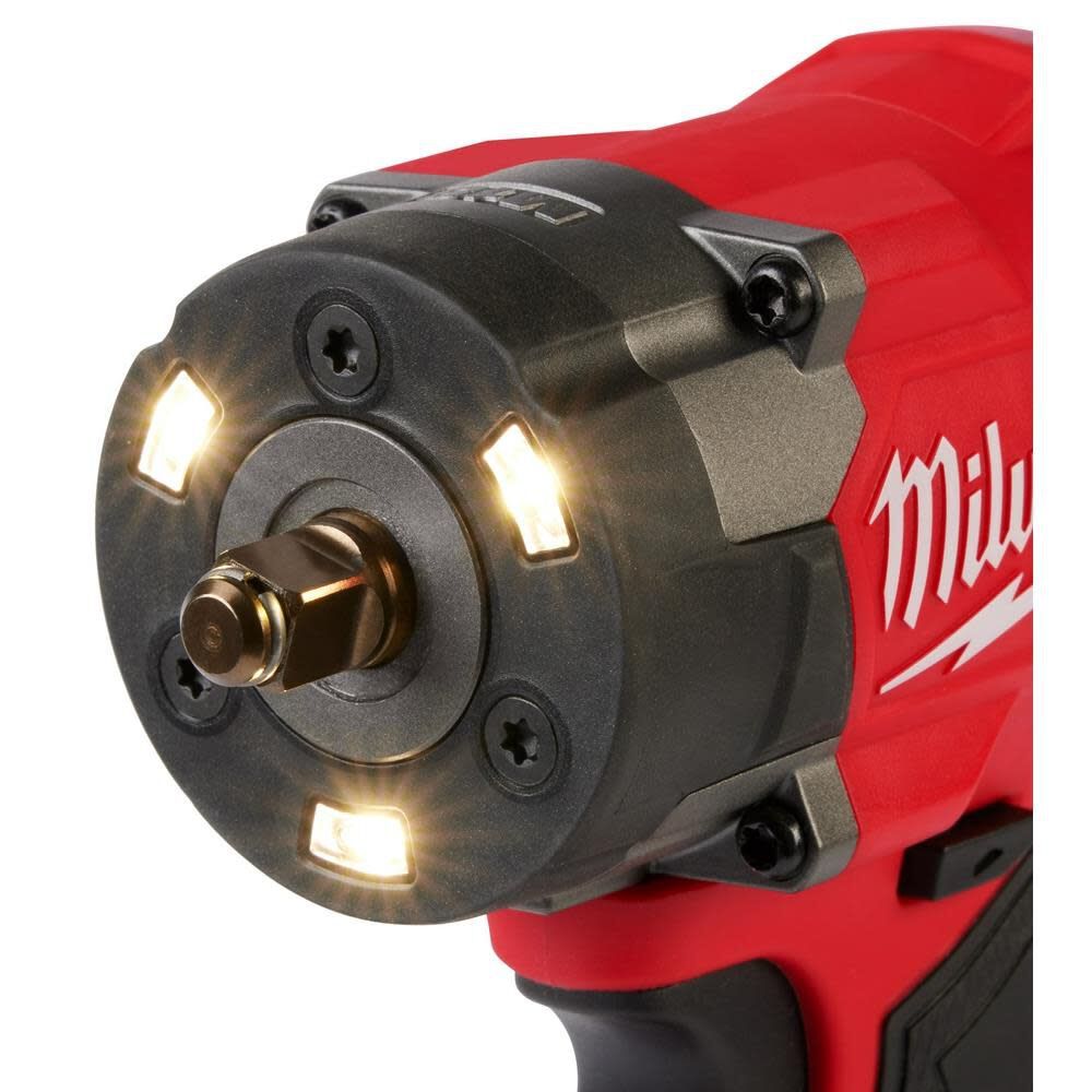 Milwaukee 3060-20 M18 FUEL 3/8” Controlled Torque Compact Impact Wrench w/ TORQUE-SENSE - 4