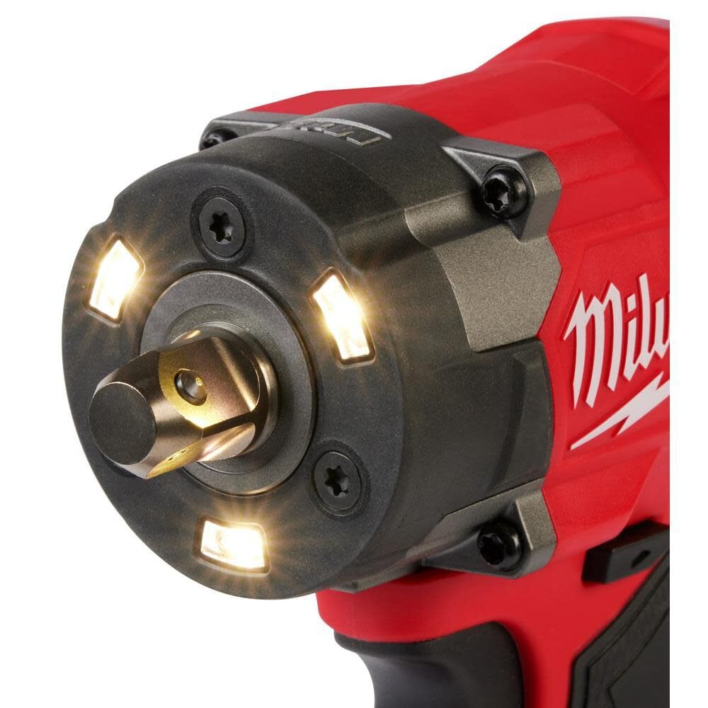 Milwaukee 3061P-20 M18 FUEL 1/2" Controlled Torque Compact Impact Wrench w/ TORQUE-SENSE, Pin Detent - 4