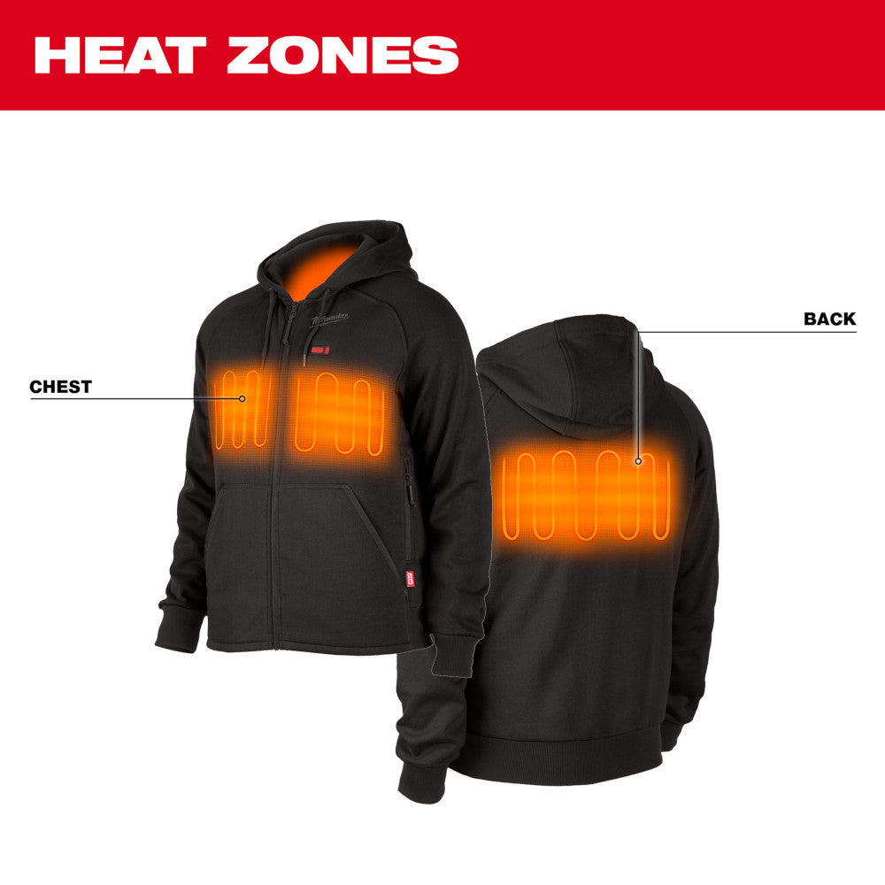 Milwaukee 306B-21 M12 Heated Hoodie Kit Black - 5