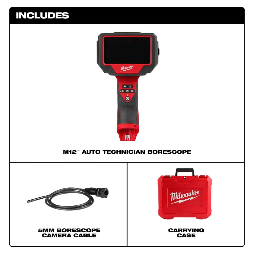 Milwaukee 3150-20 M12 Auto Technician Borescope - 3