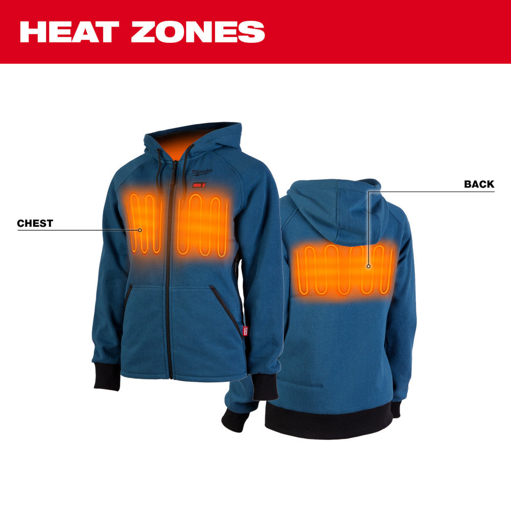 Milwaukee 336BL-21 M12 Women's Heated Hoodie Kit Blue - 7