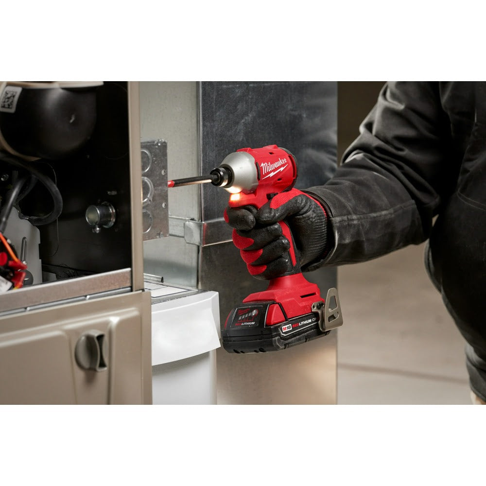 Milwaukee 3650-20 M18 Compact Brushless 1/4" Hex Impact Driver - 9