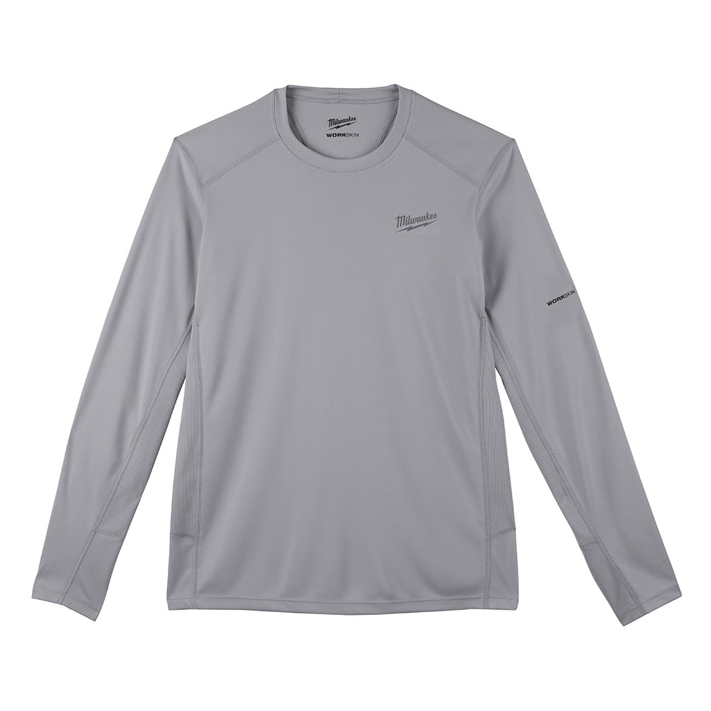 Milwaukee 415G-L WORKSKIN Lightweight Performance Long Sleeve Shirt- Gray, L