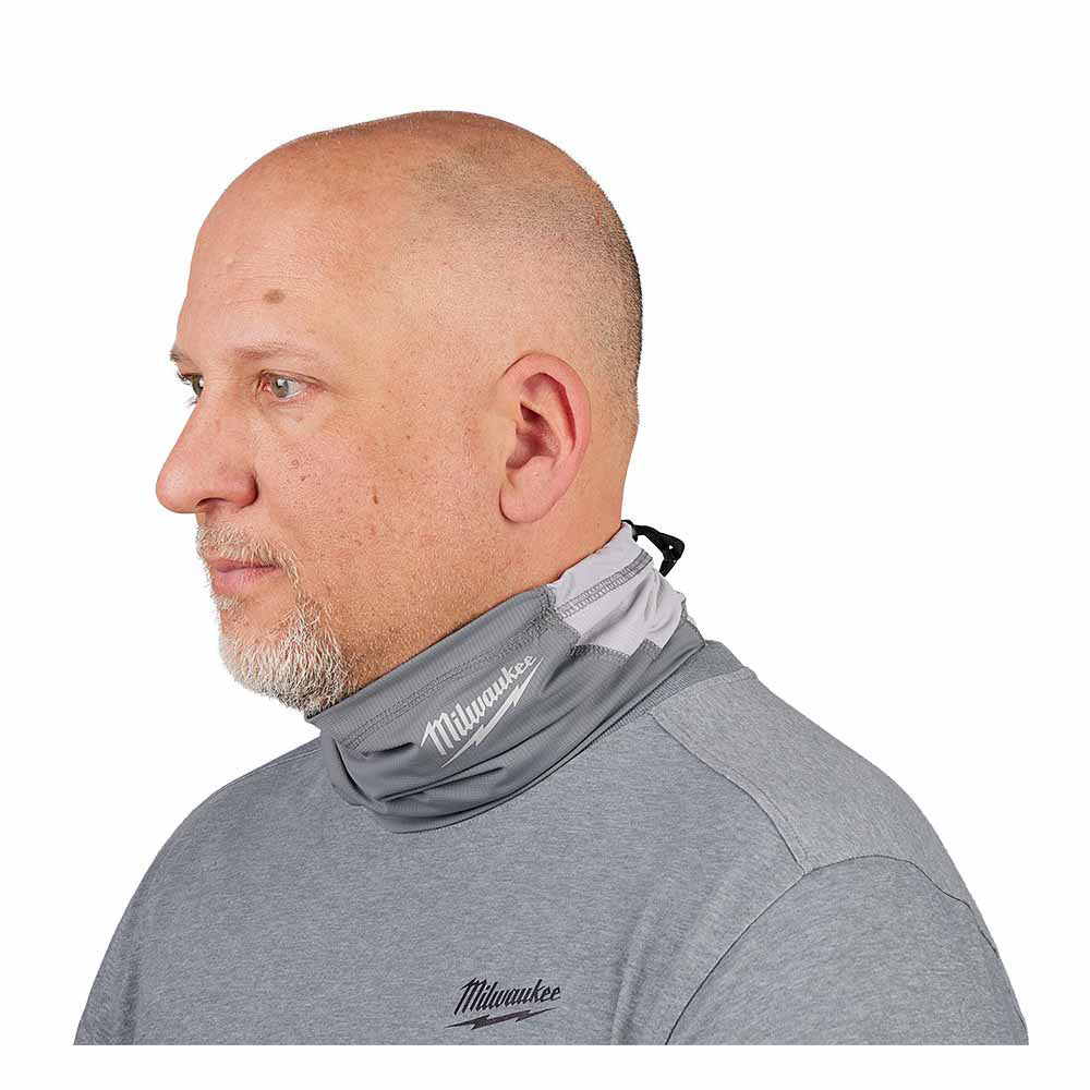 Milwaukee 424G WORKSKIN  Performance Neck Gaiter-Gray - 4