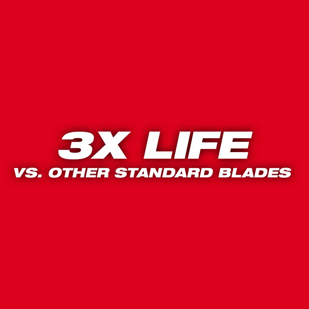 Milwaukee 48-00-5091 6" x 8/12TPI Bi-Metal Super Sawzall Blade 5-Pack - 5