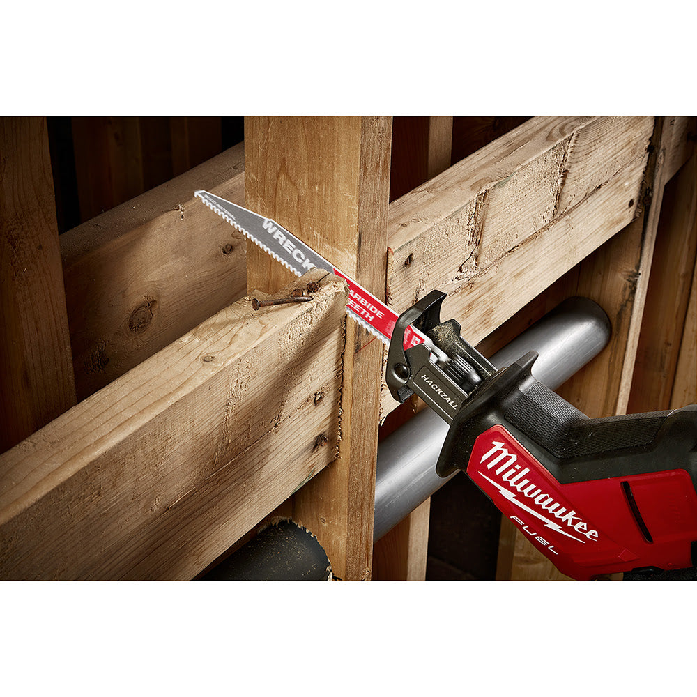 Milwaukee 48-00-5241 6" 6 TPI THE WRECKER™ with Carbide Teeth SAWZALL® Blade 1PK - 12